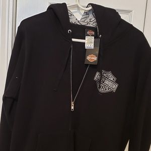 Harley davidson women's zip up hoodie